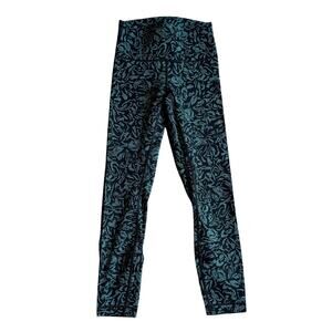 Lululemon Fast & Free 7/8 Leggings Thrive Viridian Green Size 4